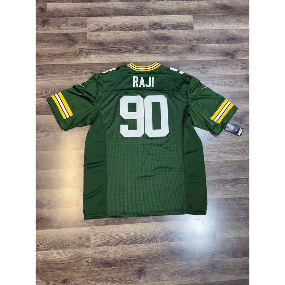 Nike Green Bay Packers BJ Raji 90 On Field Jersey Green Mens 52 XL NewSKU193